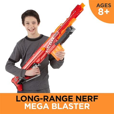 nerf sniper|Nerf Centurion Mega Toy Blaster with Folding Bipod, 6.